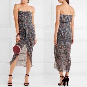 Veronica Beard Peyton Strapless Mini Dress Sz 12